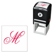 Customizable Personalized Stylish Monogram セルフインキングスタンプ (インサイチュ)