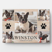 Customizable Pet Dog Memorial Photo Keepsake フォトプラーク (正面)