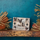 Customizable Pet Dog Memorial Photo Keepsake フォトプラーク (側面)