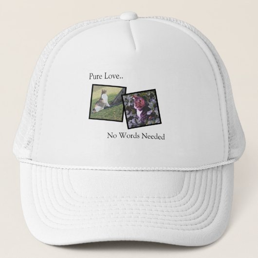 Customizable Pet Lover Photo Hat キャップ (正面)