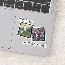 Customizable Pet Photo vinyl Sticker シール