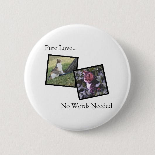 Customizable Pet Pin Button 缶バッジ (正面)