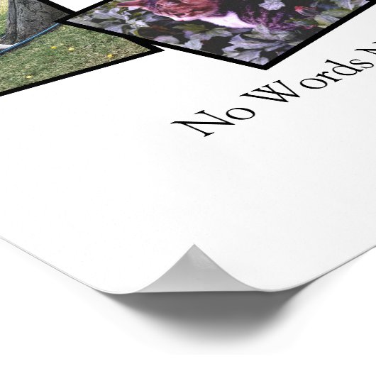 Customizable Pet Poster For Pet Owners ポスター (角)