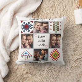 Customizable Photo Blanket Collage クッション