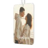 Customizable Photo 'I Love You' Valentine's Day  カーエアーフレッシュナー (左)