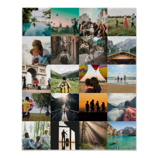Customizable Photo Memories ポスター (正面)