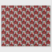 Customizable Photo Merry Christmas Create Your Own ラッピングペーパー (フラット)