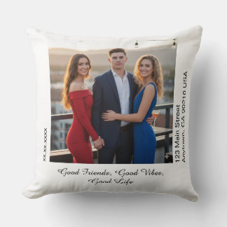 Customizable Photo Upload Personalized Memory クッション