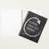 Customizable Phrase Coffee. Crochet. Repeat. プランナー手帳 (ディスプレー)