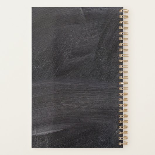 Customizable Phrase Coffee Teach Repeat プランナー手帳 (裏面)