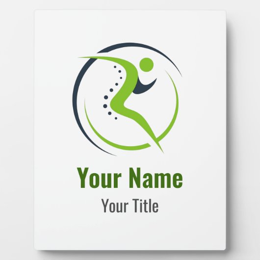 Customizable physical therapist physio chiro フォトプラーク (正面)