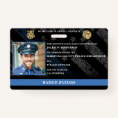 Customizable Police Officer Law Enforcement ID バッジ (正面)