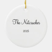 Customizable  Polichinelle/Soldier/Party Girl セラミックオーナメント (裏面)