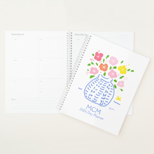 Customizable Posy Vase Planner プランナー手帳 (ディスプレー)