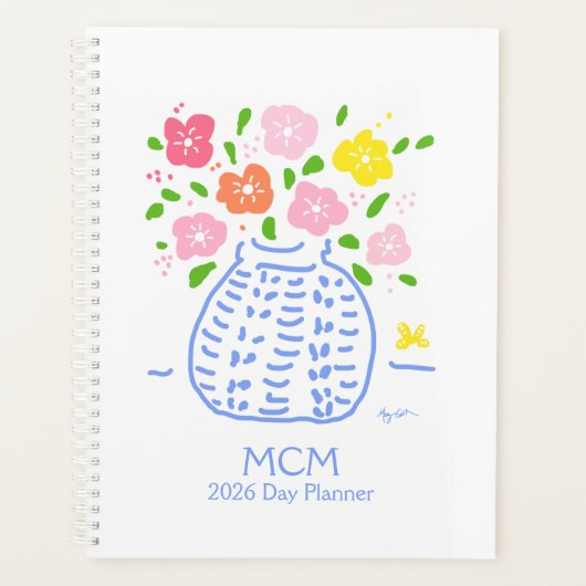 Customizable Posy Vase Planner プランナー手帳 (正面)