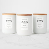 Customizable Preserves BL_02sq Square Sticker フードラベル (ボトル)