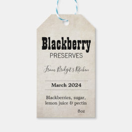 Customizable Preserves BL_04sq Square Sticker ギフトタグ