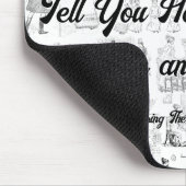 Customizable Pride and Prejudice Ardently Quote マウスパッド (コーナー)