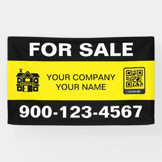 Customizable Property For Sale Real Estate Agency 横断幕 (横)