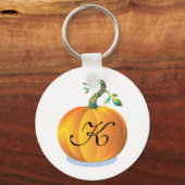 Customizable Pumpkin Initial K キーホルダー (正面)