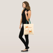  Customizable Pumpkin Spice Autumn Tote Bag トートバッグ (正面(モデル))