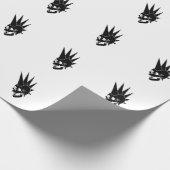 Customizable Punk Skull Version 2 ラッピングペーパー (角)