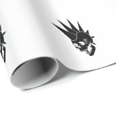 Customizable Punk Skull Version 2 ラッピングペーパー (ロールコーナー)