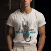 Customizable Purr More Stress Less  Tシャツ
