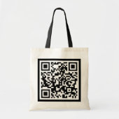 customizable QR code トートバッグ (正面)