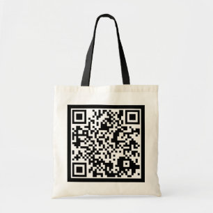 customizable QR code トートバッグ