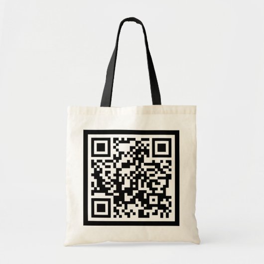 customizable QR code トートバッグ (正面)