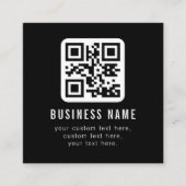 Customizable QR Code & Editable Text Design エンクロージャーカード (正面)