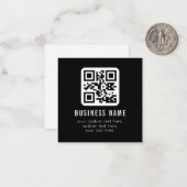 Customizable QR Code & Editable Text Design ノートカード (正面/裏面インサイチュ)