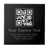 Customizable QR Code & Editable Text Template タイル (正面)