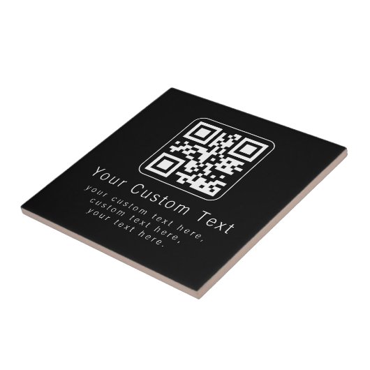 Customizable QR Code & Editable Text Template タイル (側面)