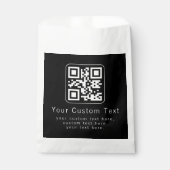 Customizable QR Code & Editable Text Template フェイバーバッグ (正面)