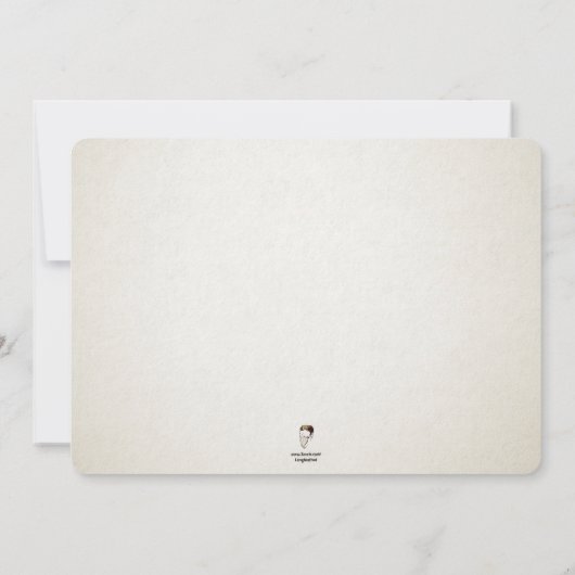 Customizable Retro Spooky Halloween Invitation 招待状 (裏面)