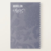 Customizable Reversible Blue Journal ノートブック (裏面)