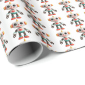 Customizable Robot Kids ラッピングペーパー (ロールコーナー)