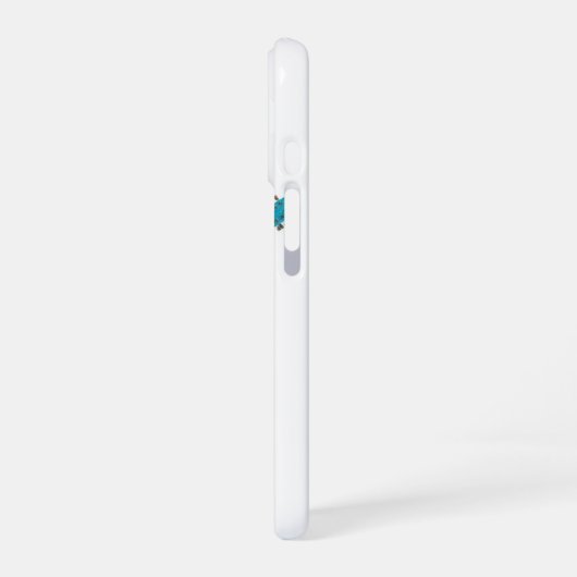 Customizable Rock’n Roll Man – Guitar Art iPhone 16ケース (左側面)