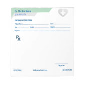 Customizable RX Pad for Doctors - Prescription Pad ノートパッド (正面)