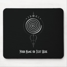 Customizable Sacred Geometry Spiral Mouse Pad マウスパッド