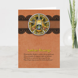 Customizable Samhain Greeting Card サンキューカード