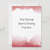 Customizable Sassy yet Sweet Flat Holiday Card シーズンカード (裏面)