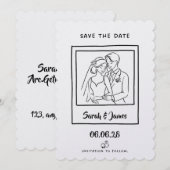 Customizable Save the Date  Bride groom セーブザデート (正面/裏面)