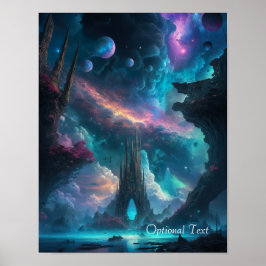 Customizable Sci-Fi Fantasy Poster ポスター