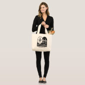Customizable SFBA CORSA Canvas Tote Bag ラージトートバッグ (正面(モデル))