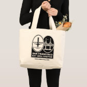 Customizable SFBA CORSA Canvas Tote Bag ラージトートバッグ (正面(商品))