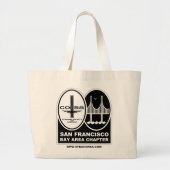Customizable SFBA CORSA Canvas Tote Bag ラージトートバッグ (正面)