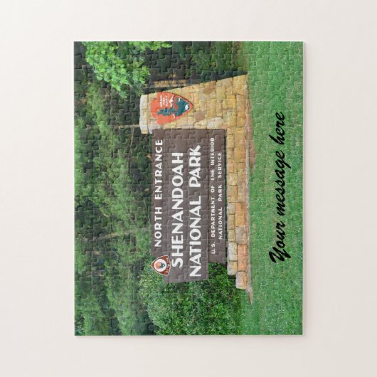 Customizable Shenandoah National Park Puzzle ジグソーパズル (縦)
